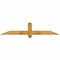 Ekena Millwork Eugene Rough Sawn Timber Gable Bracket, Western Red Cedar, 60"W x 12"H x 2"D x 4"F, 5/12 Pitch GBW060X12X0204EUG00RWR - alternate 1